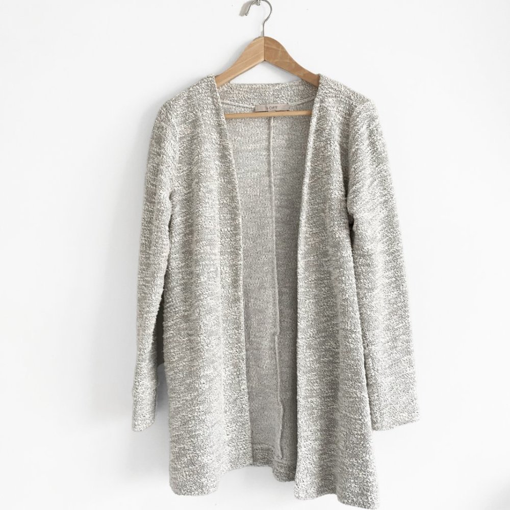 Loft Cozy Light-Grey Cardigan